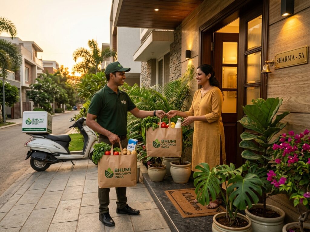 Organic grocery delivery to doorstep